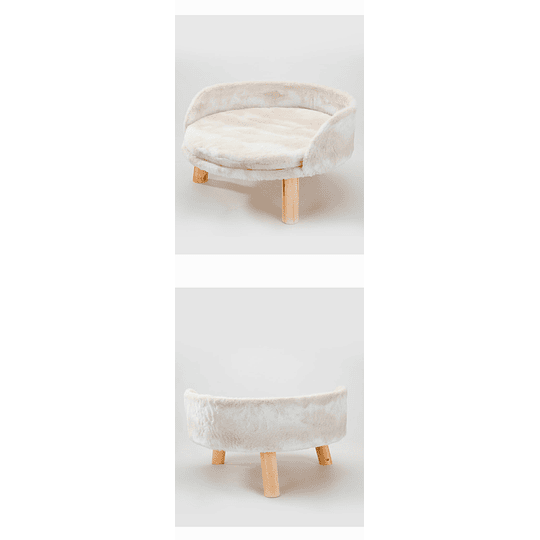 Cama Premiun Beige Para Mascotas