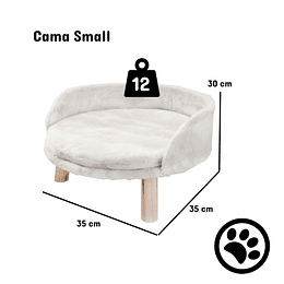 Cama Premiun Beige Para Mascotas