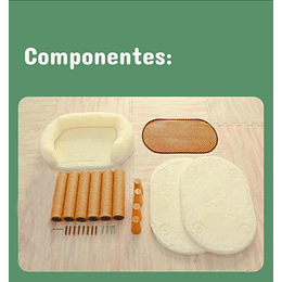 Rascador Cama Blanco Para Gato