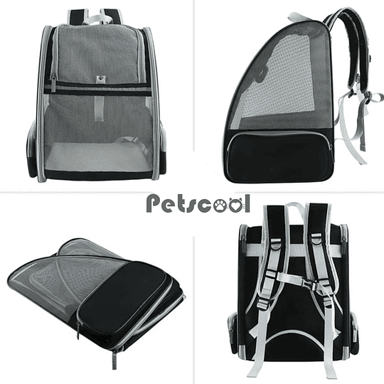 Mochila Transporte Mascota Black