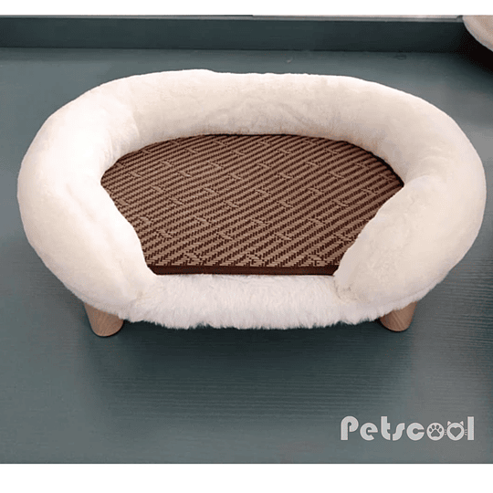 Cama Sofa Blanca Para Mascotas
