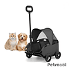 Carro Plegable Para Mascota Black