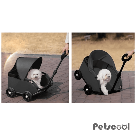 Carro Plegable Para Mascota Black