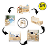Cuna Evolutiva Madera 5 En 1 - Preventa 16 de Marzo