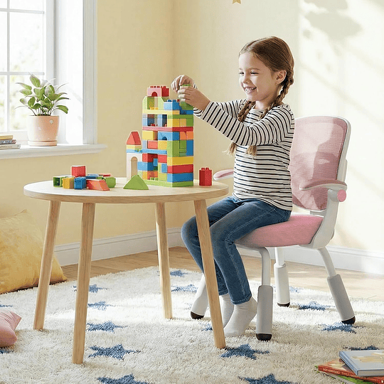 Silla Escritorio Ergonomica Infantil Rosada - Preventa 16 de Marzo