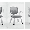 Silla Escritorio Ergonomica Infantil Gris - Preventa 16 de Marzo