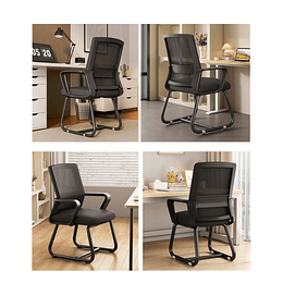 Silla Escritorio Ergonómica Negra - Preventa 16 de Marzo