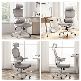 Silla De Escritorio Ergonómica Gris- Preventa 16 de Marzo