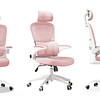 Silla De Escritorio Ergonómica Rosado  - Preventa 16 de Marzo