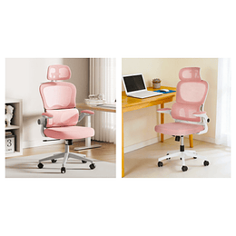 Silla De Escritorio Ergonómica Rosado  - Preventa 16 de Marzo