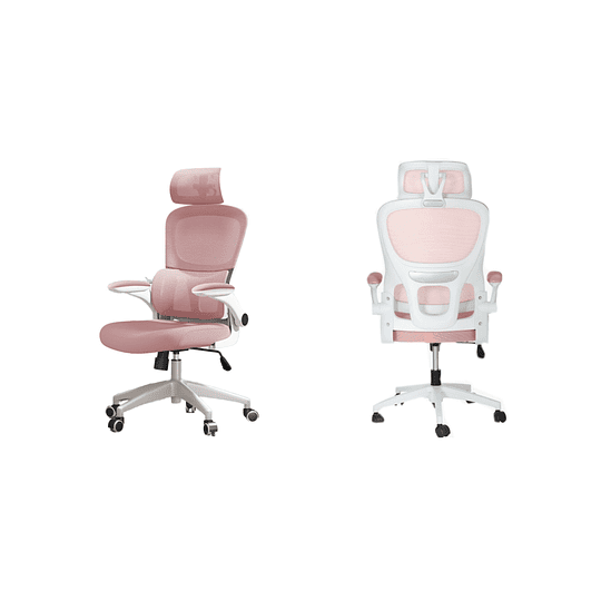 Silla De Escritorio Ergonómica Rosado  - Preventa 16 de Marzo