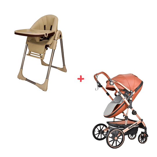 Silla Comer Verona + Coche Cuna Egg