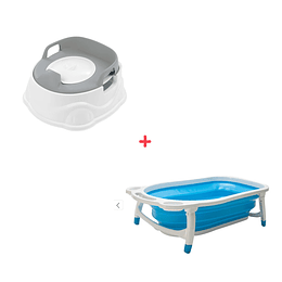 Pelela Aprendizaje 3 en 1 + Bañera Plegable