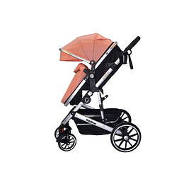 Coche Travel Lux 3 En 1 Kidscool Rosado - Retiro Express