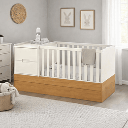 Cuna Maxx Multietapas Blanca Eco Wood 