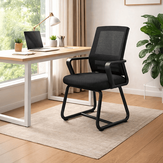 Silla Escritorio Ergonómica Negra