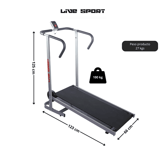 Caminadora Plegable Manual 6580