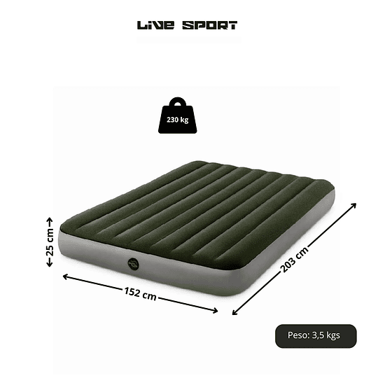 Colchon Inflable 2 Pl Live Sport 