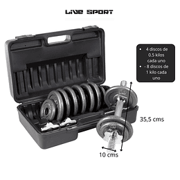 Set Mancuernas Live up 15 KG