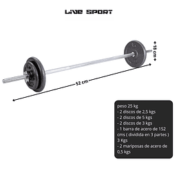 Set Mancuernas Live up 25 KG