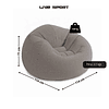 Sillon Puffy Gris Inflable