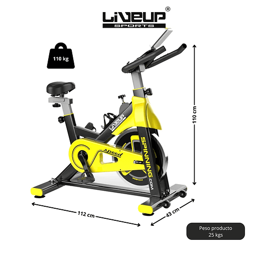 Spinning Intensity Yellow 6 Kg