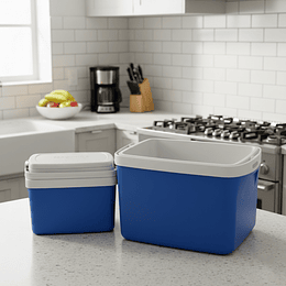 Set cooler Camp 2 piezas azul 12L Y 5L