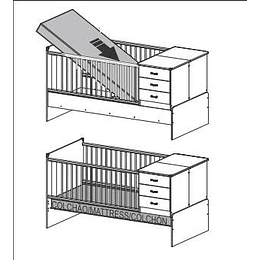 Retiro Express - Cuna multi etapas Kippi Blanca