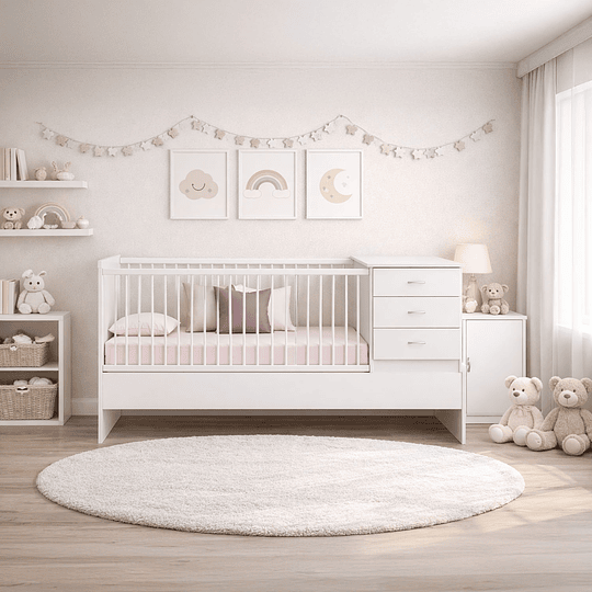 Retiro Express - Cuna multi etapas Kippi Blanca