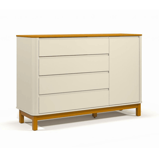 Retiro Express - Comoda Flow Puerta Beige Eco Wood