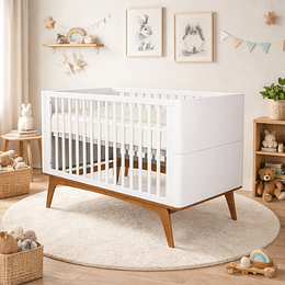 Cuna Sognare Montessori Blanca/Miel 