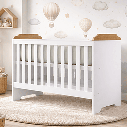 Cuna Blanco Café Mel 3 Funciones