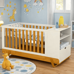 Cuna Maxx Miel Beige Eco Wood Multifunción