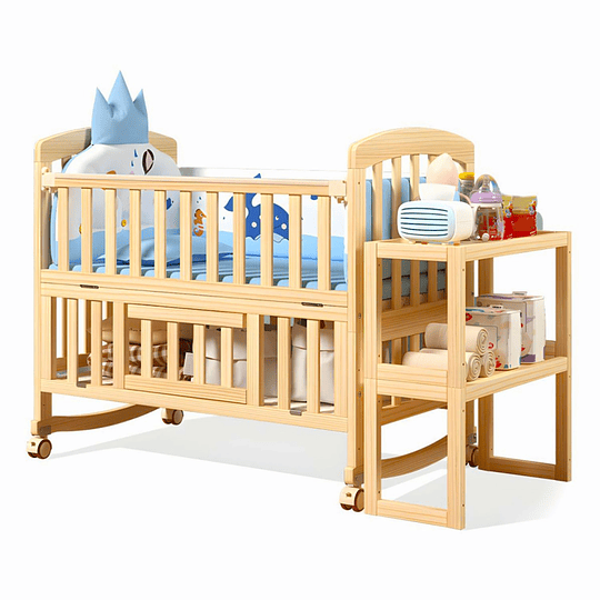 Cuna Evolutiva Madera 5 En 1