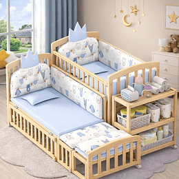 Cuna Evolutiva Madera 5 En 1 - Preventa 16 de Marzo