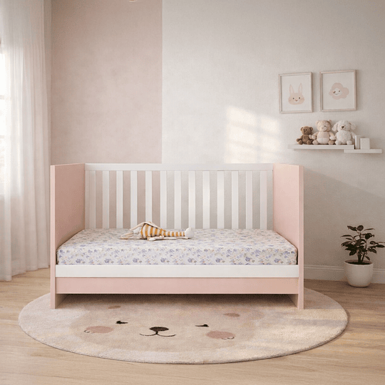 Cuna New 3 Funciones Rosado 