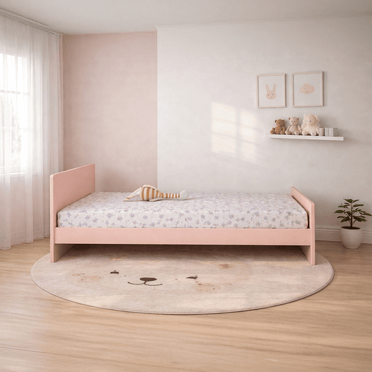 Cuna New 3 Funciones Rosado 