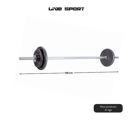 Set Mancuernas Live up 30 KG