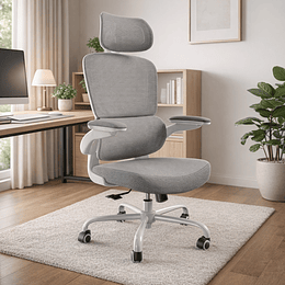 Silla De Escritorio Ergonómica Gris- Preventa 16 de Marzo