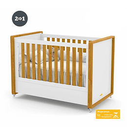 Retiro Express - Cuna Tutto 2 Funciones Blanco Caramelo