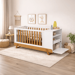 Cuna Maxx Multietapas Blanca Eco Wood 