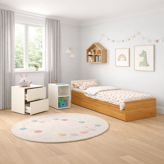 Cuna Formare Blanco Eco Wood Multifunción
