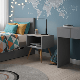 Velador 1001 Retro Gris