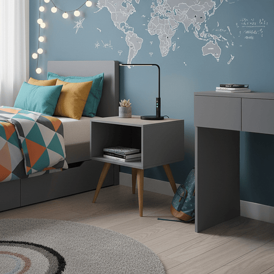 Velador 1001 Retro Gris