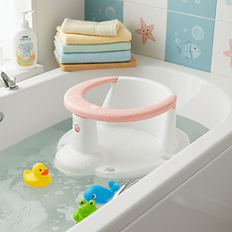Asiento Para Baño De Bebe Rosado