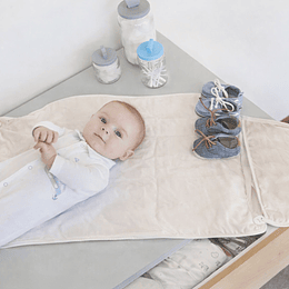 Mudador Portátil Impermeable Beige