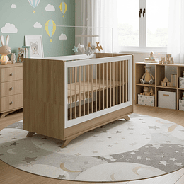 Cuna Blanca Miel 3 Funciones Affet 