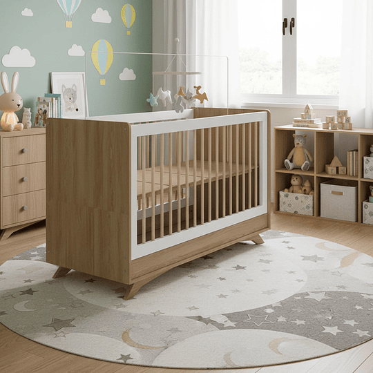 Cuna Blanca Miel 3 Funciones Affet 