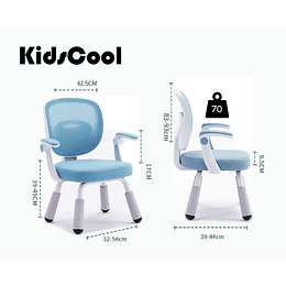 Retiro Express - Silla Escritorio Ergonomica Infantil Azul - Preventa 16 de Marzo