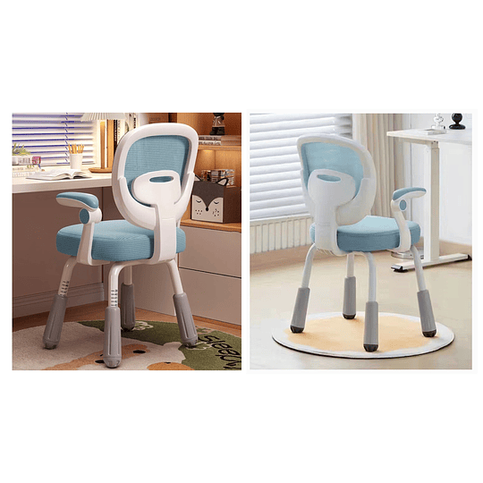 Retiro Express - Silla Escritorio Ergonomica Infantil Azul - Preventa 16 de Marzo